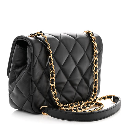 Chanel Lambskin Quilted Mini Flap Black 4 of 11