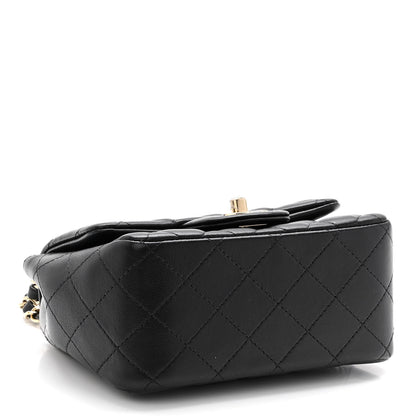 Chanel Lambskin Quilted Mini Square Flap Black 4 of 10