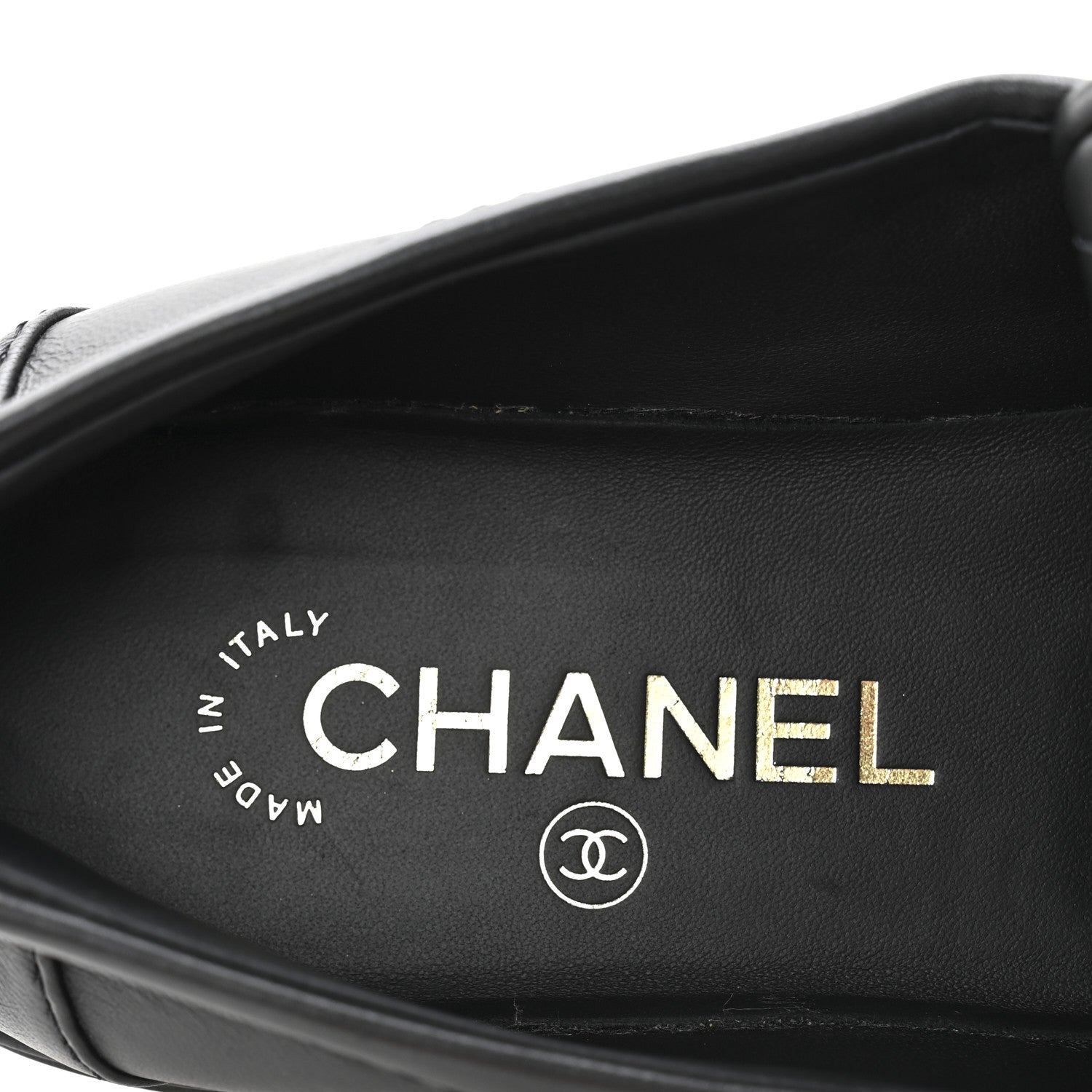 Chanel Lambskin Quilted CC Turnlock Loafers 38.5 Black 8 of 10