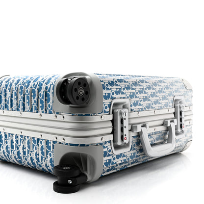 Christian Dior X RIMOWA Aluminum Gradient Cabin Luggage Blue Multi 9 of 12