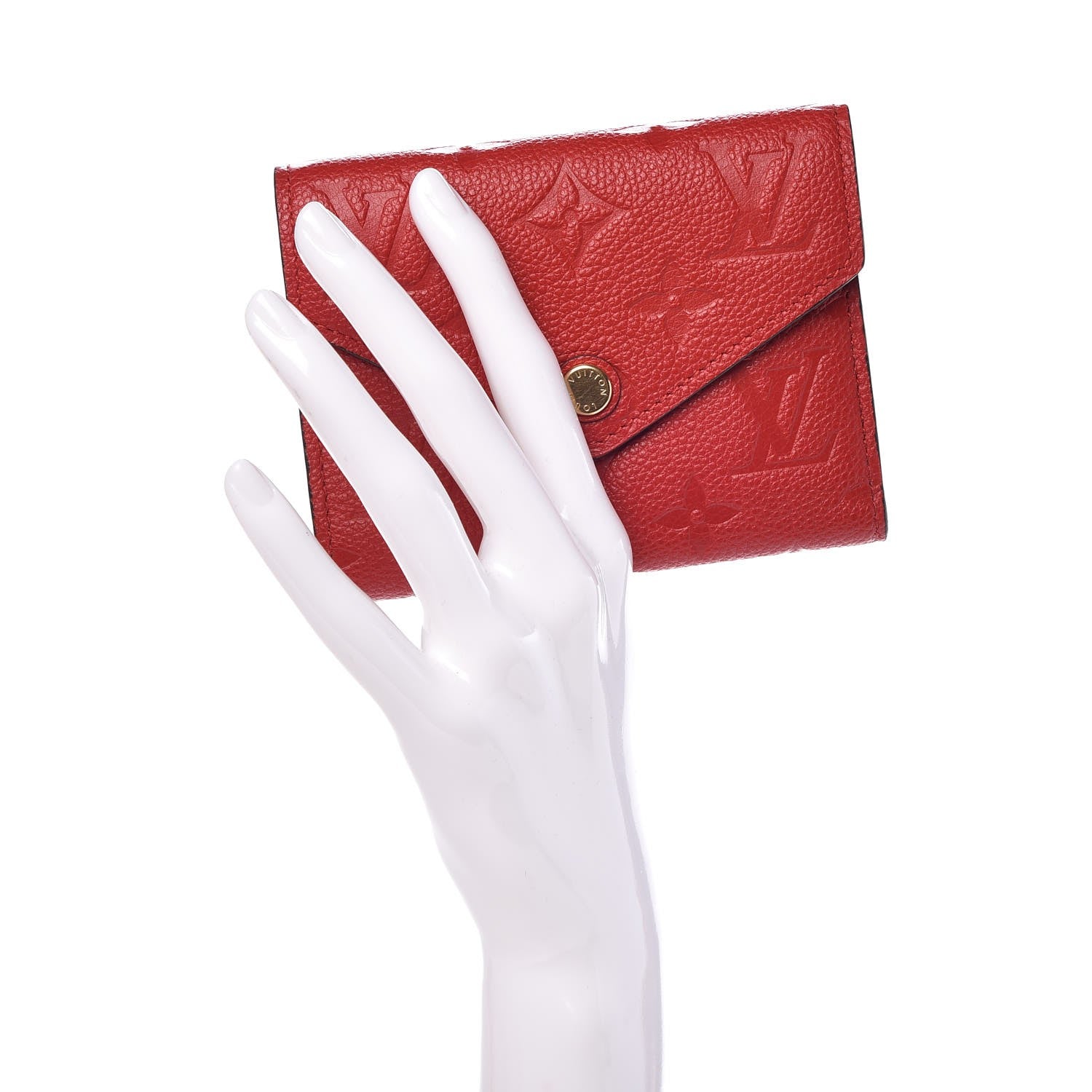 Louis Vuitton Empreinte Victorine Wallet Cherry 2 of 8
