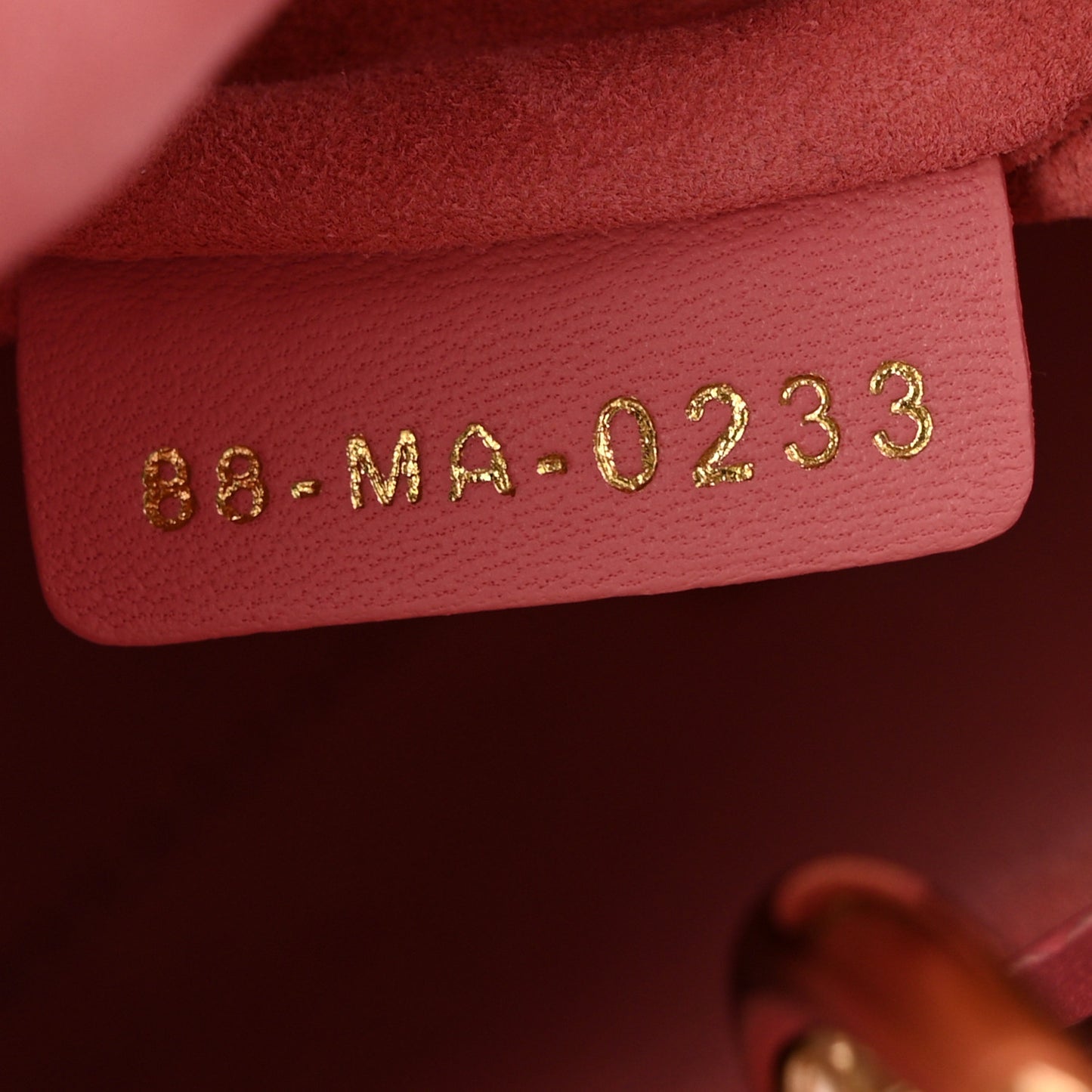 Lambskin Cannage Mini Lady Dior Light Pink