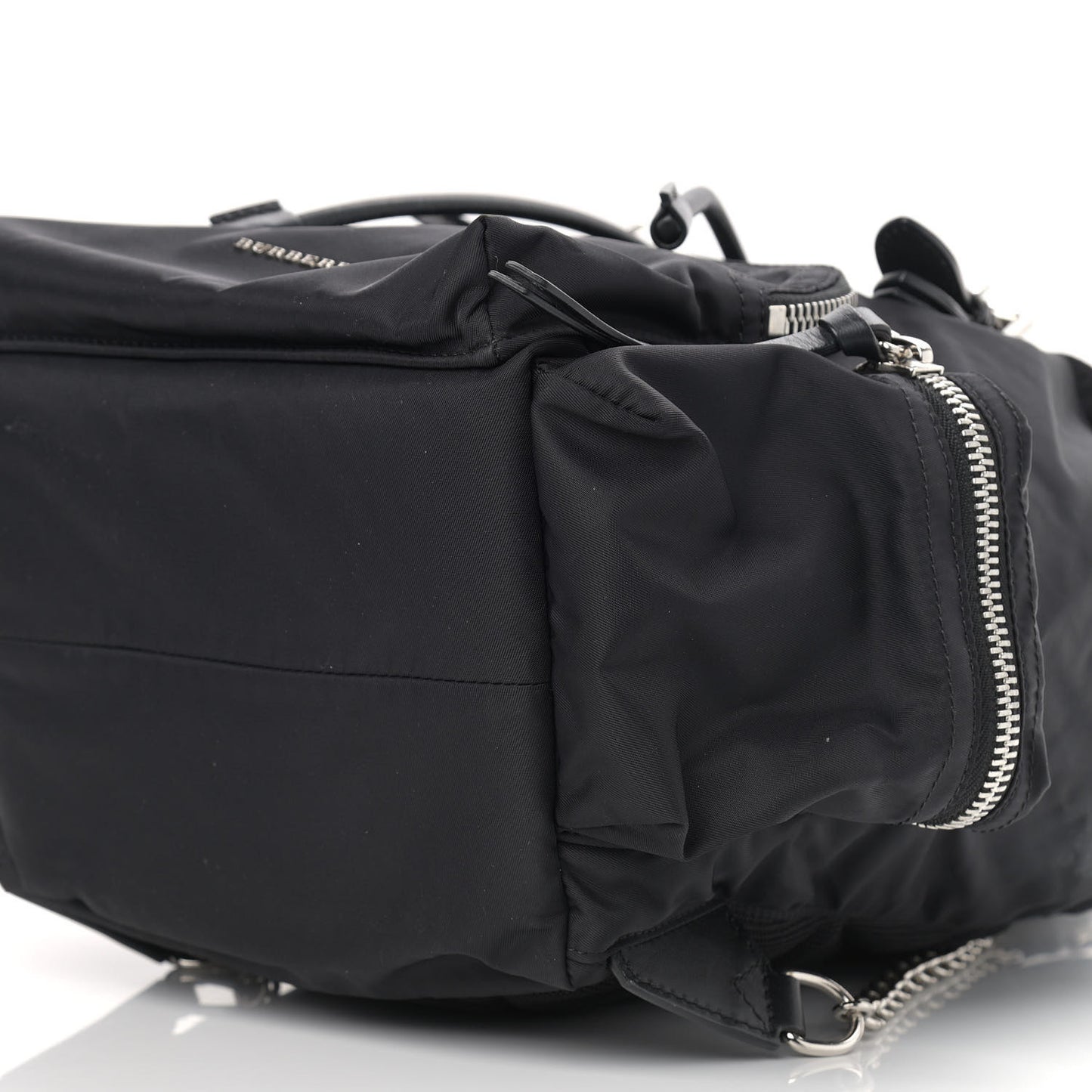 Technical Nylon Medium Rucksack Backpack Black