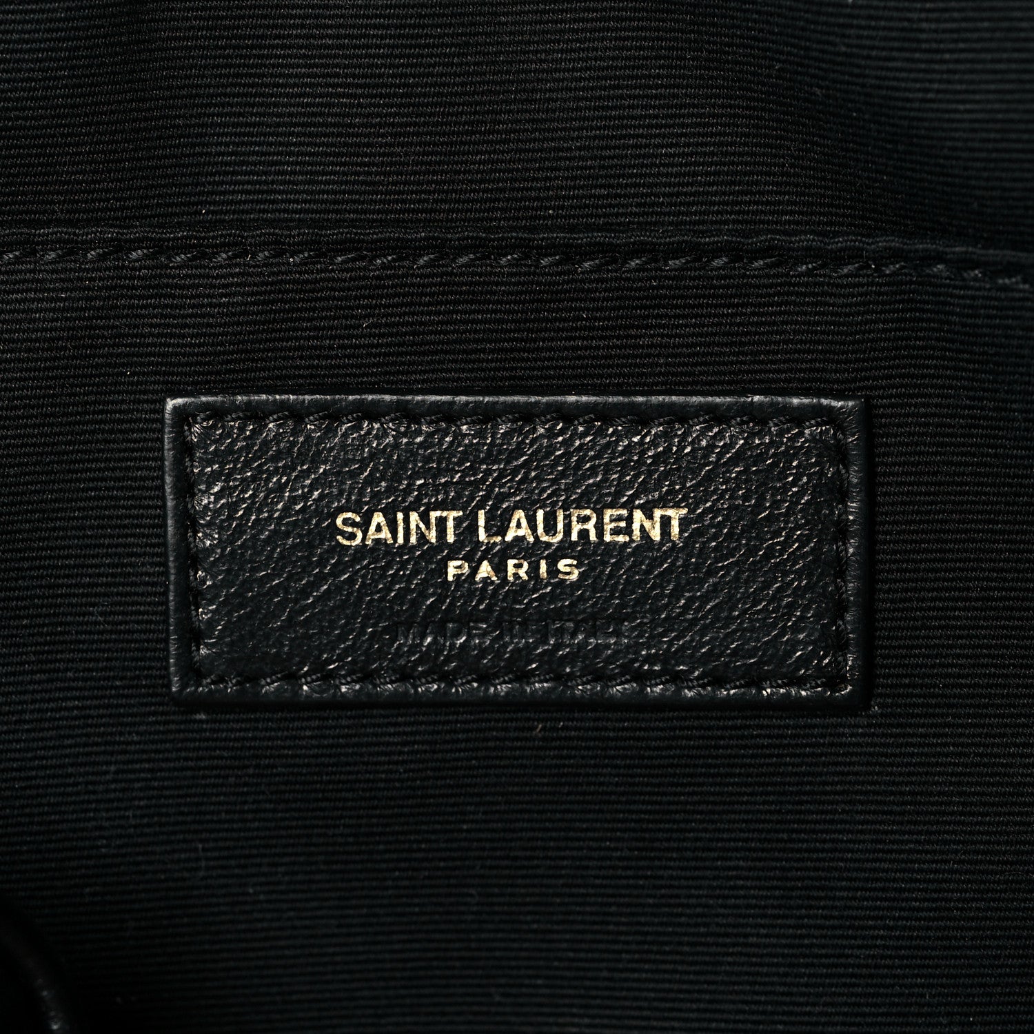 Saint Laurent Calfskin Matelasse Monogram Lou Camera Bag Black 6 of 10