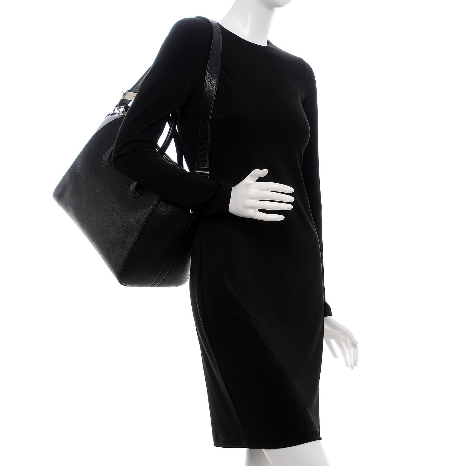 Givenchy Sugar Goatskin Medium Antigona Black 2 of 11