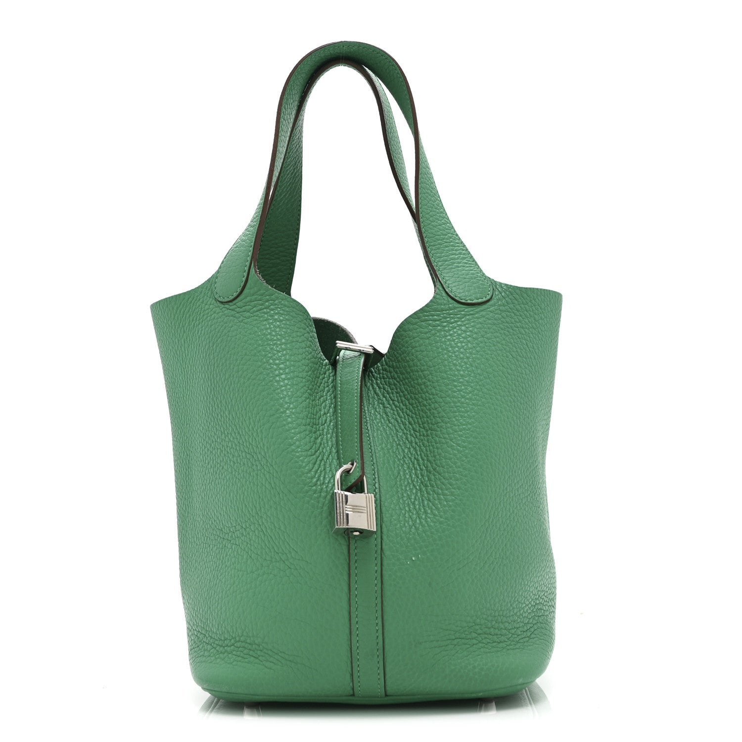 Hermes Taurillon Clemence Picotin Lock 22 MM Menthe 1 of 11