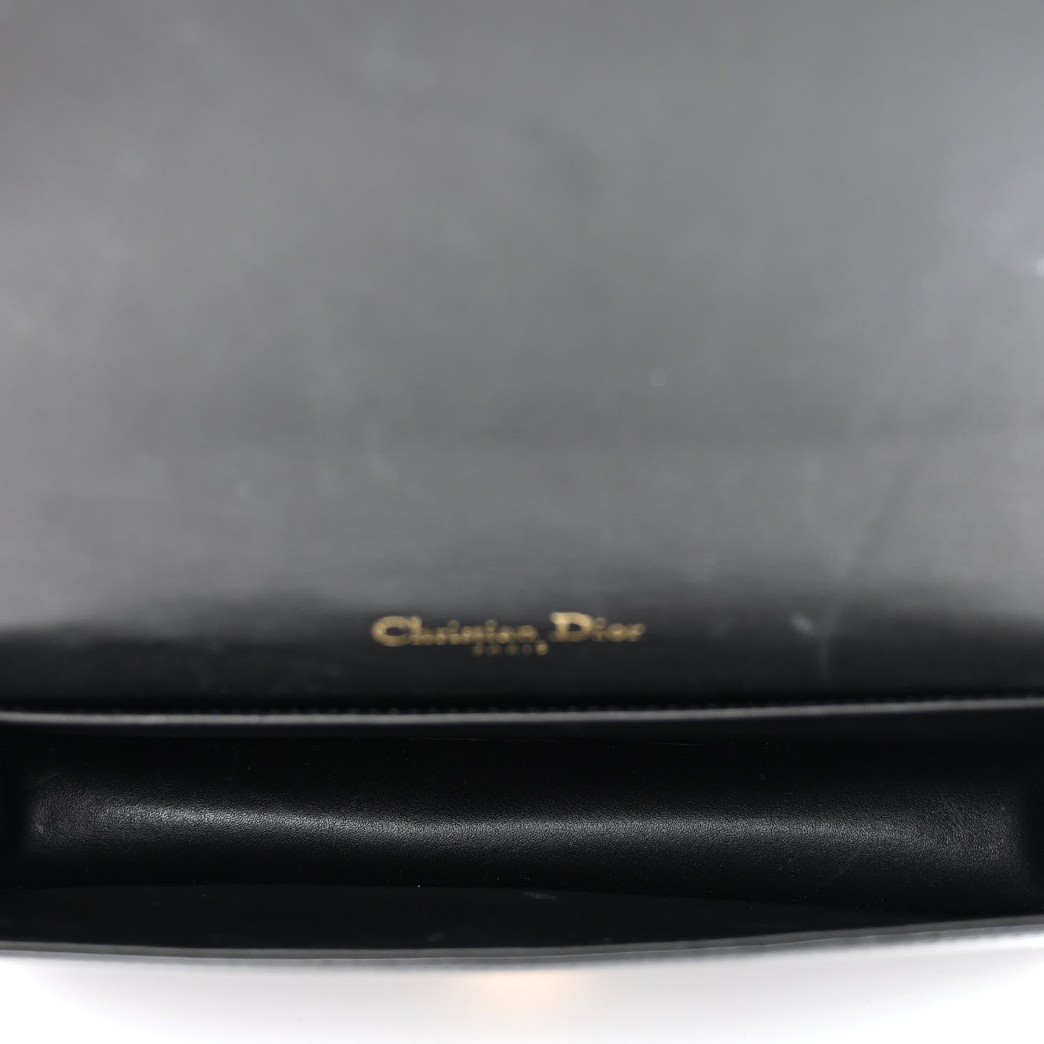 Christian Dior Patent Cannage Lady Dior Pouch Black 6 of 15