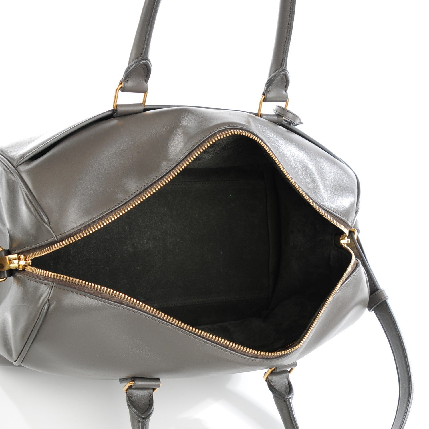 Saint Laurent Calfskin Classic Duffle 6 Earth 5 of 7