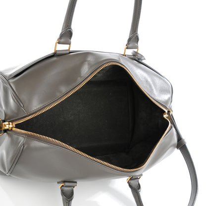 Saint Laurent Calfskin Classic Duffle 6 Earth 5 of 7