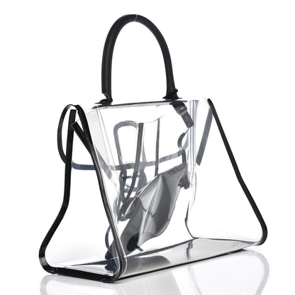 Delvaux PVC X Ray Brillant Satchel Black 3 of 9