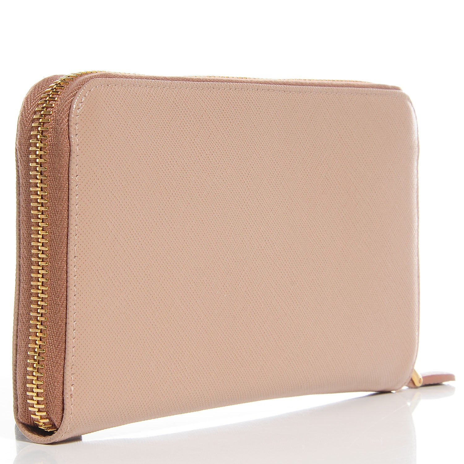 Prada Saffiano Fiocco Bow Zip Around Wallet Cammeo 3 of 9
