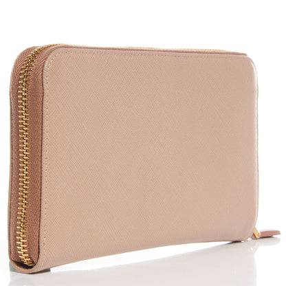 Prada Saffiano Fiocco Bow Zip Around Wallet Cammeo 3 of 9