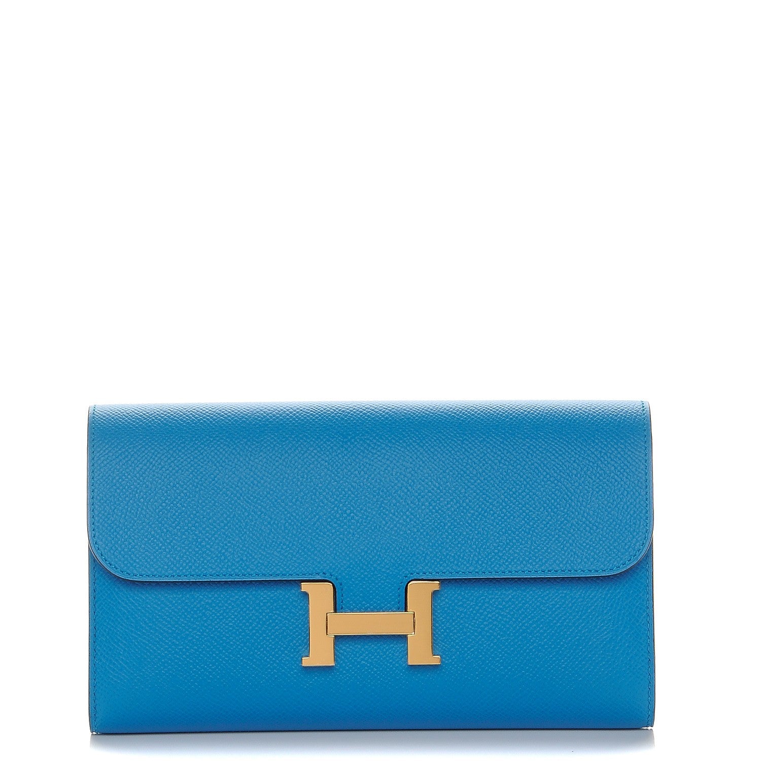 Hermes Epsom Constance Long Wallet Bleu Zanzibar 1 of 8