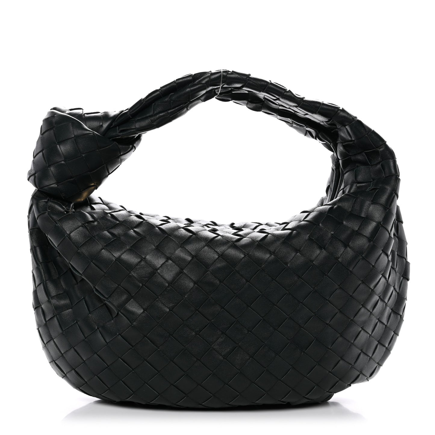 Nappa Intrecciato Teen Jodie Hobo Dark Moss