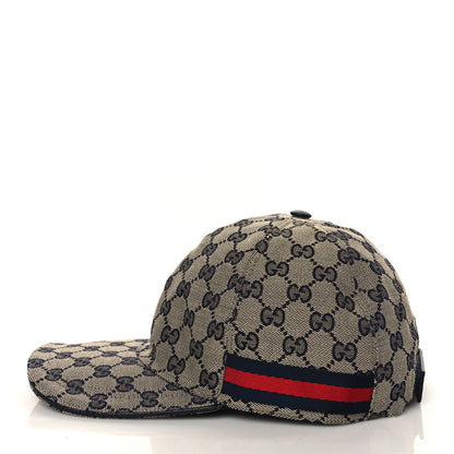 Gucci Monogram Web Baseball Hat L Beige Blue 4 of 8