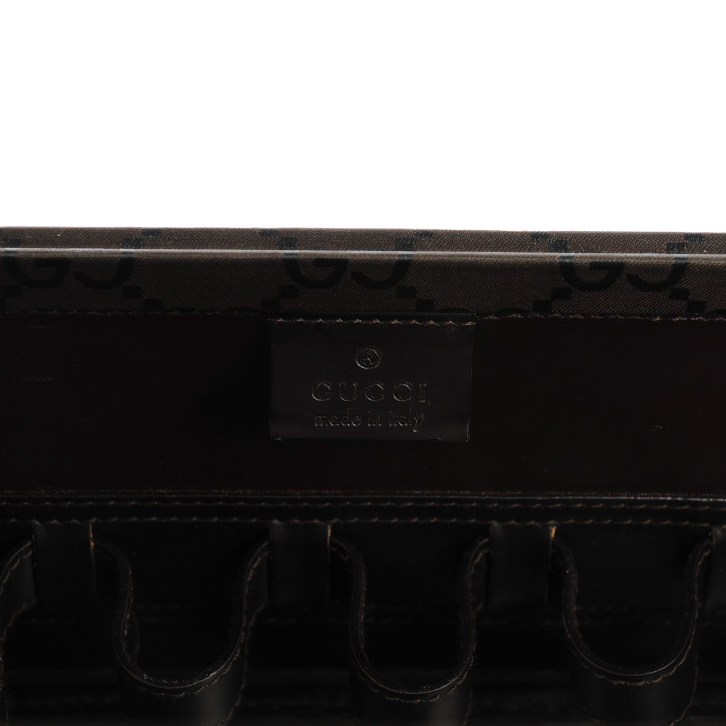 Monogram Train Cosmetic Trunk Dark Brown