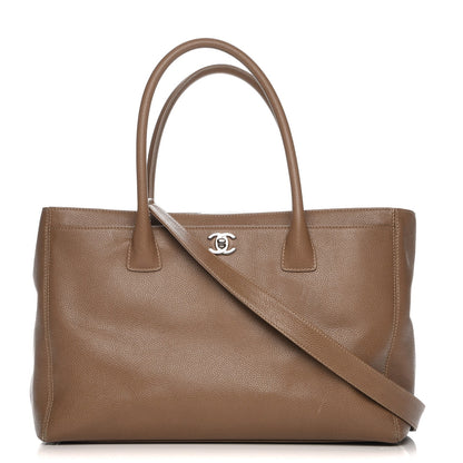 Chanel Calfskin Cerf Executive Shopper Tote Beige 1 of 9