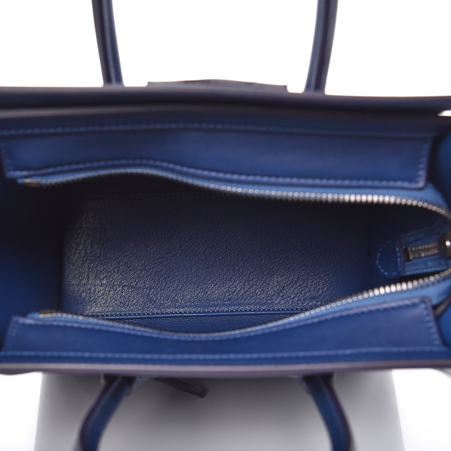 Celine Smooth Calfskin Nano Luggage Lazuli 5 of 12