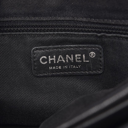 Chanel Calfskin Small Diamond Stitch Tote Black 5 of 10