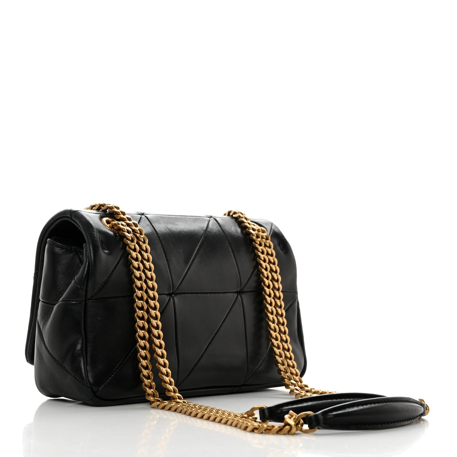 Saint Laurent Lambskin Patchwork Monogram Small Jamie Black 2 of 10
