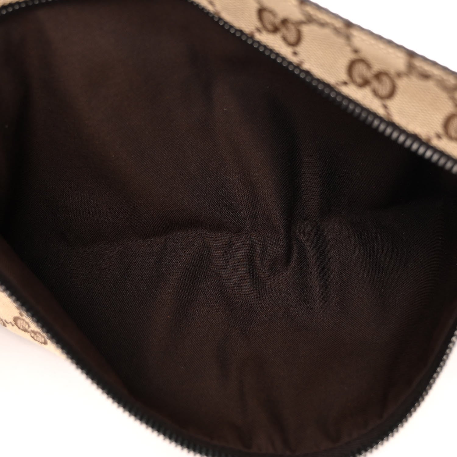 Gucci GG Monogram Double Pocket Belt Bag Dark Brown 5 of 10