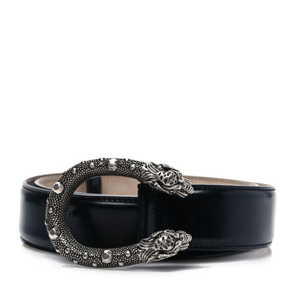 Gucci Lisse Calfskin Dionysus 35mm Belt 90 36 Black 1 of 6