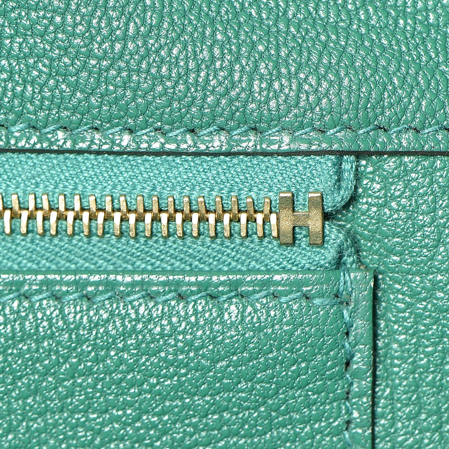 Taurillon Clemence Birkin 35 Vert Vertigo