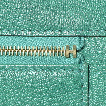 Hermes Taurillon Clemence Birkin 35 Vert Vertigo 12 of 35
