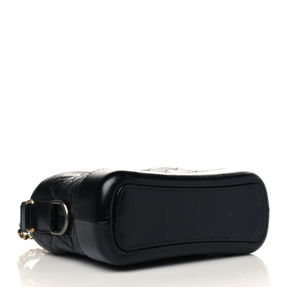 Chanel Aged Calfskin Quilted Small Gabrielle Hobo Black 4 of 7