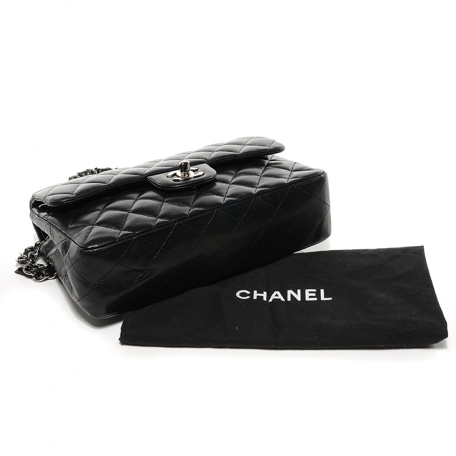 Chanel Lambskin Small Double Flap Black 8 of 8