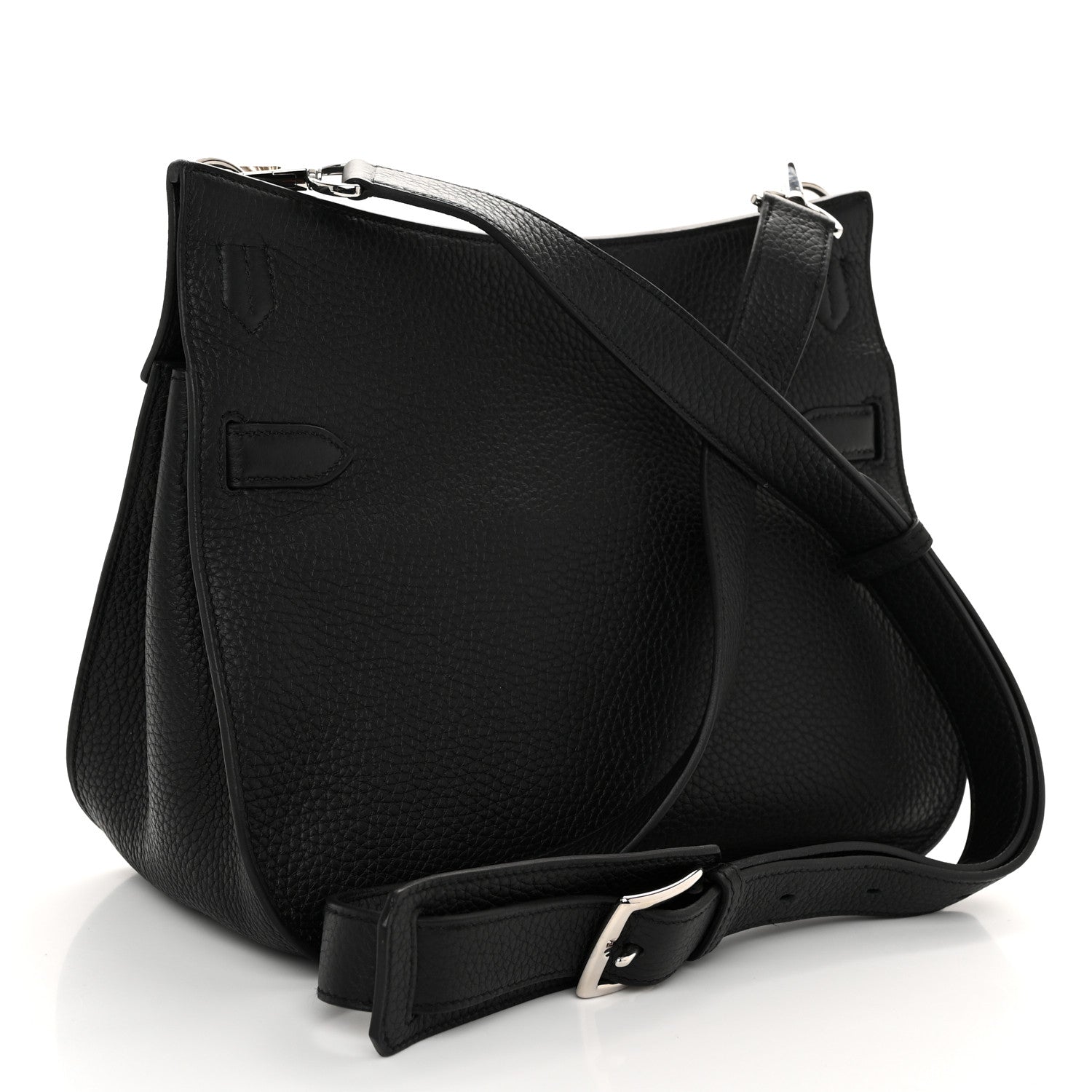Hermes Taurillon Clemence Jypsiere 28 Black 3 of 10
