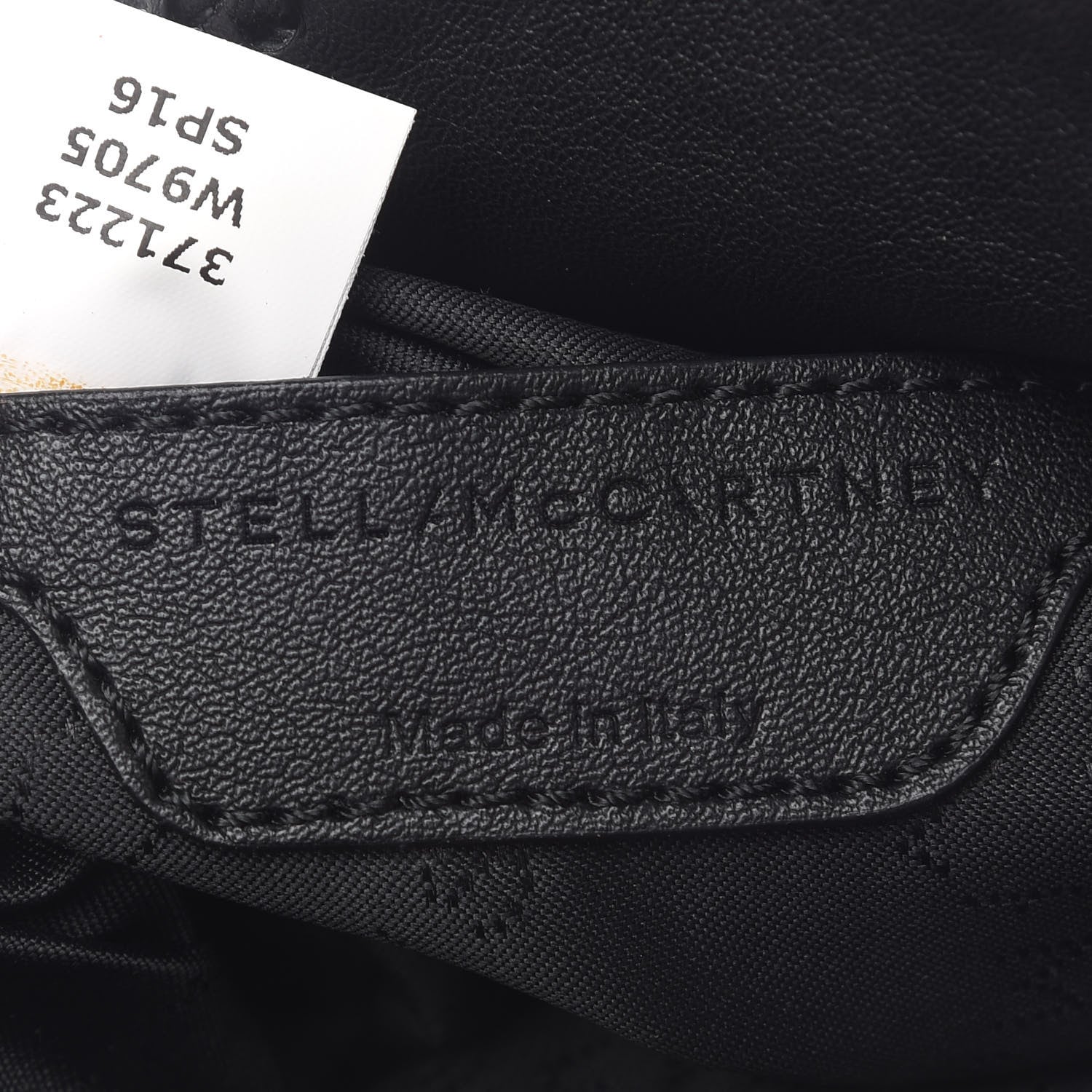 Stella McCartney Eco Alter Nappa Embossed Mini Star Falabella Tote Black Pink 7 of 9