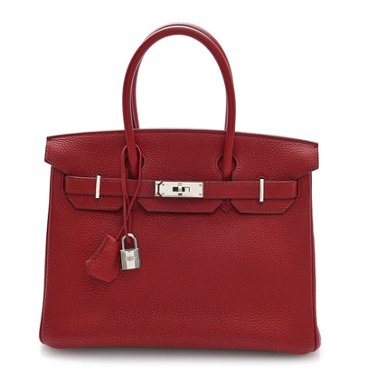 Hermes Togo Birkin 30 Vermillion 1 of 10