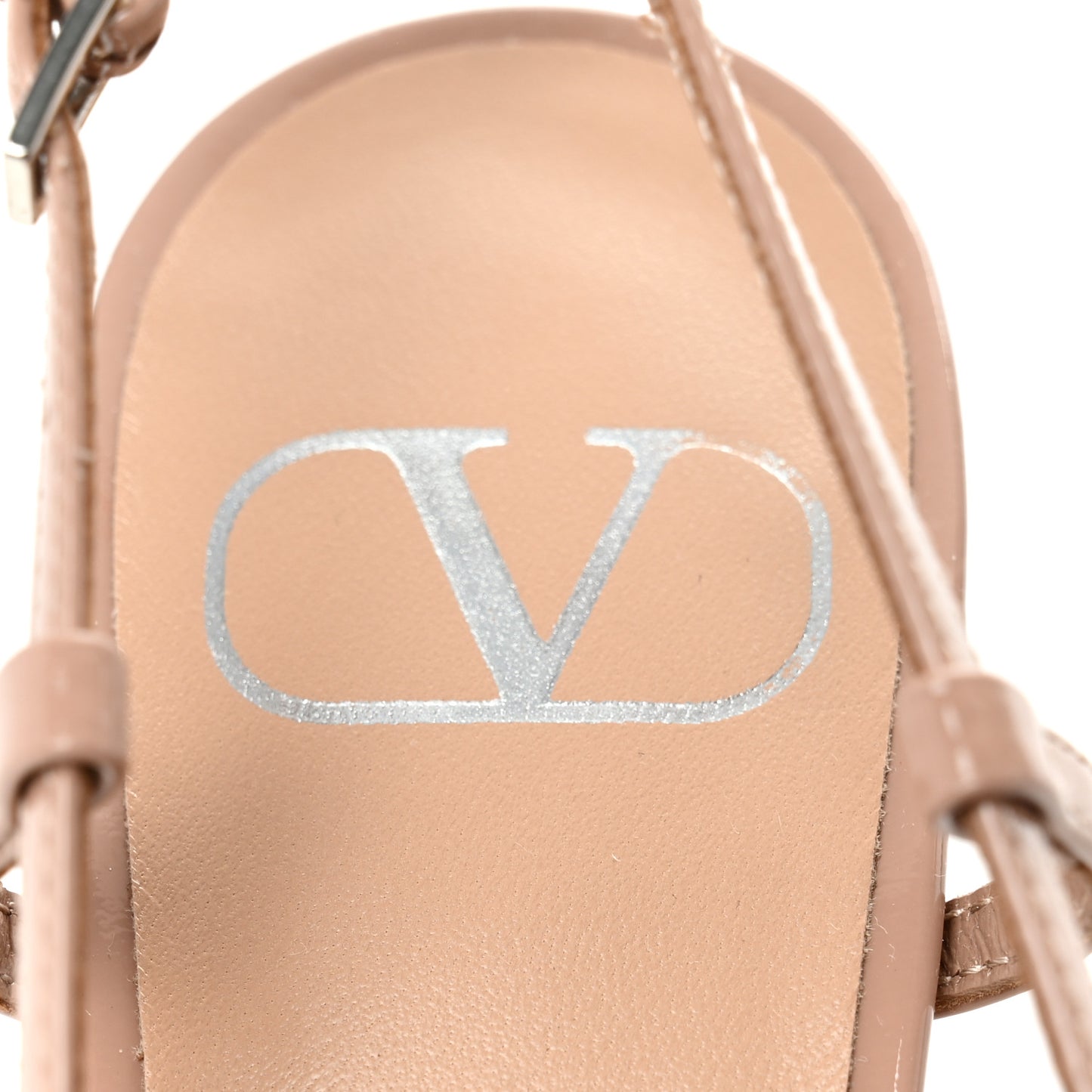Patent Signature Vlogo Slingback 80mm Pumps 37.5 Rose Cannelle