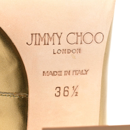 Jimmy Choo Mirror Calfskin Marlowe Pumps 36.5 Light Honey 7 of 12