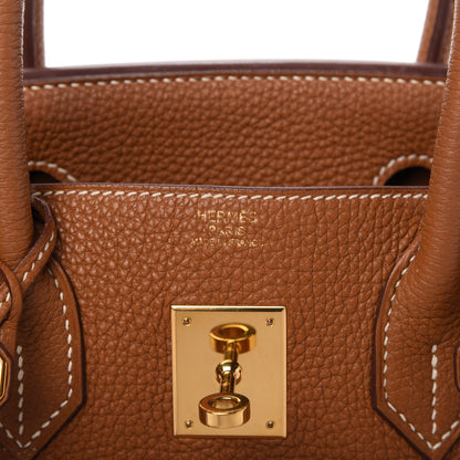 Hermes Togo Birkin 30 Gold 8 of 10