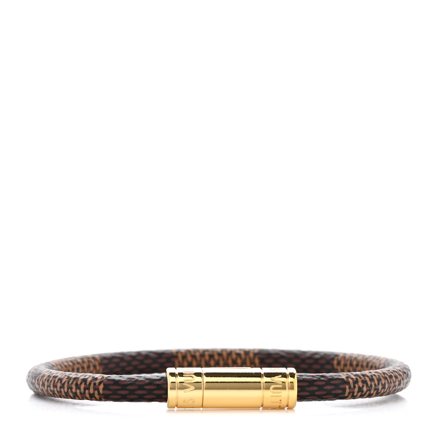 Louis Vuitton Damier Ebene Keep It Bracelet 19 1 of 5