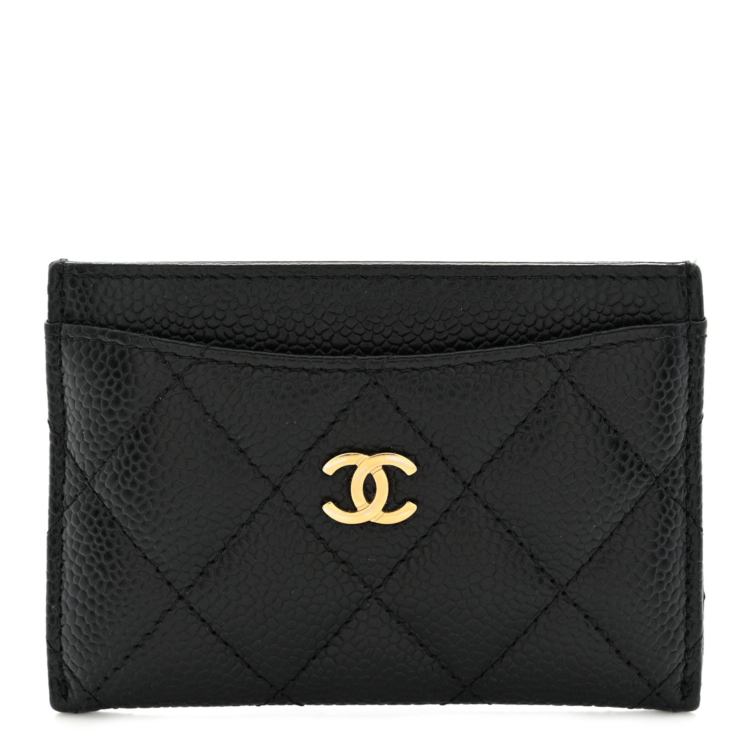 Chanel Caviar Quilted Card Holder Black 1 of 12