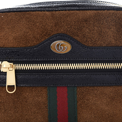 Gucci Suede Small Ophidia Belt Bag 95 38 Brown 8 of 8