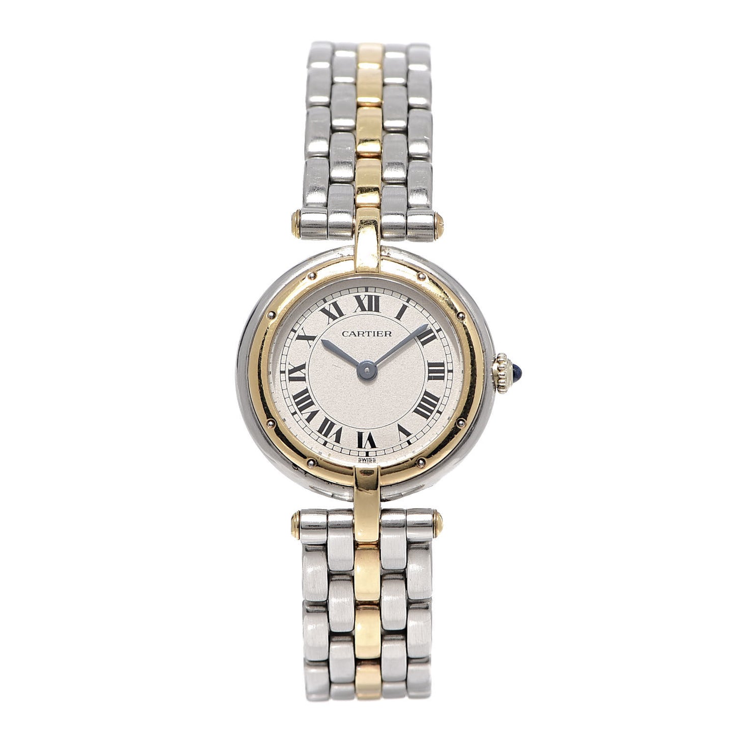 Stainless Steel 18K Yellow Gold 24mm Panthere Vendome Quartz Watch