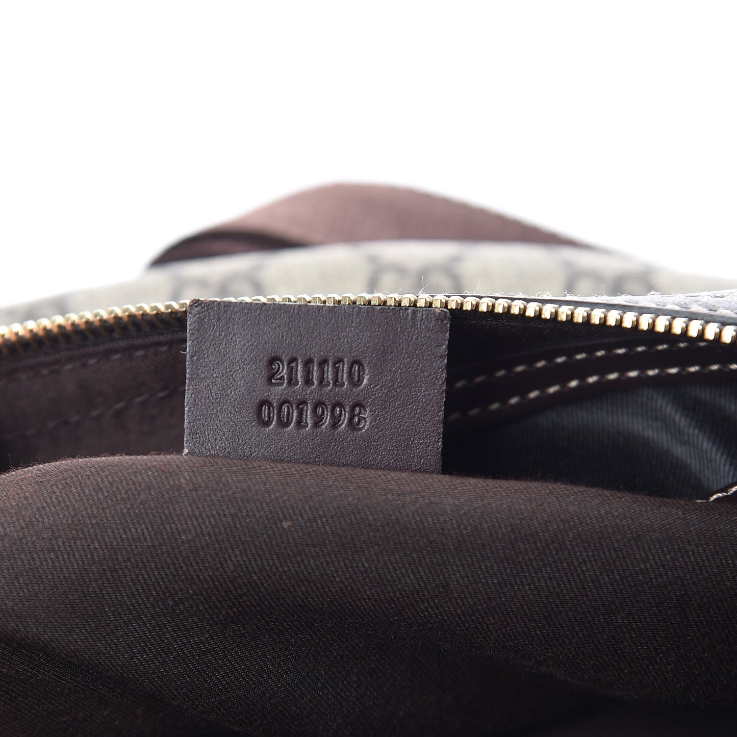 GG Plus Monogram Belt Bag Dark Brown