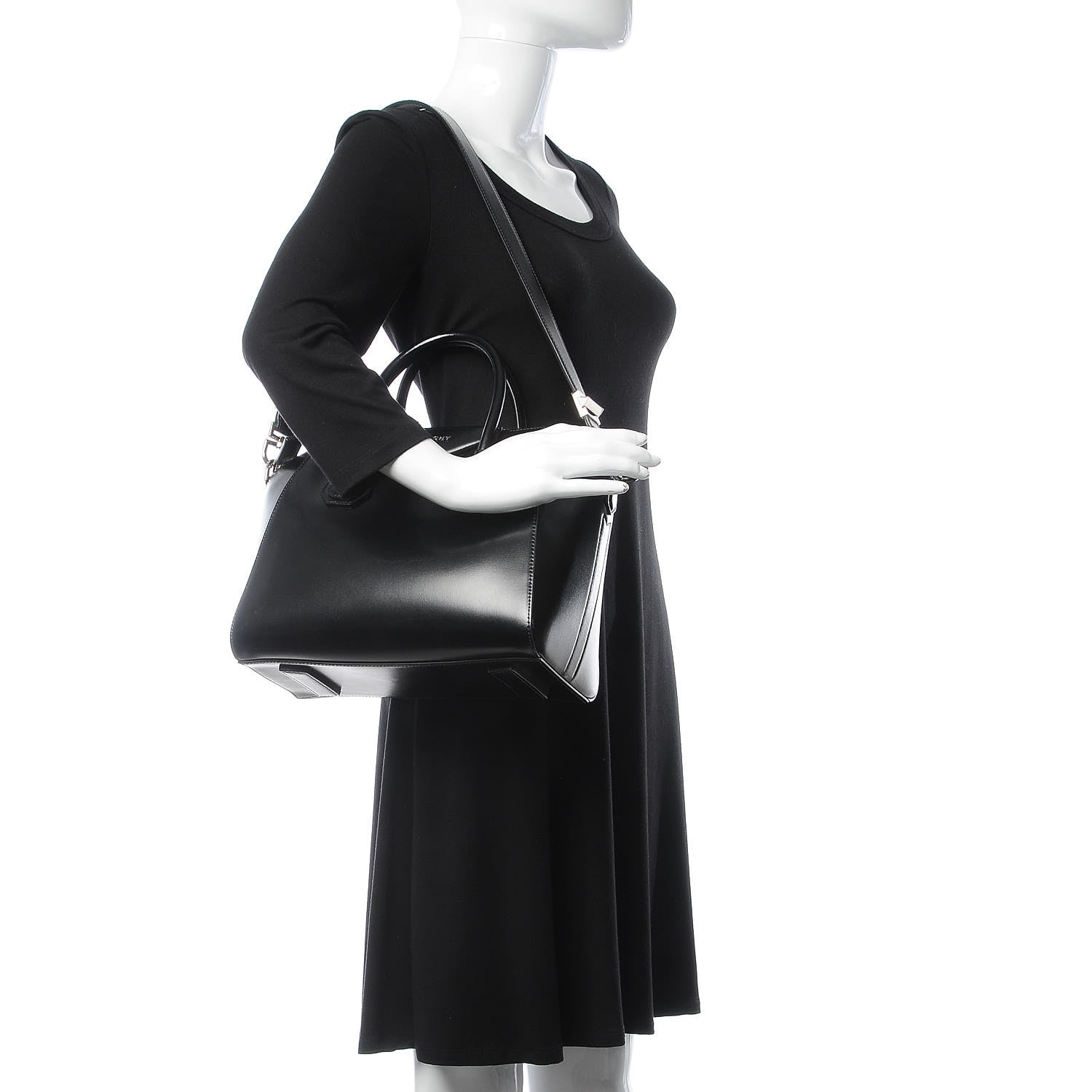 Givenchy Shiny Lord Calfskin Small Antigona Black 2 of 8