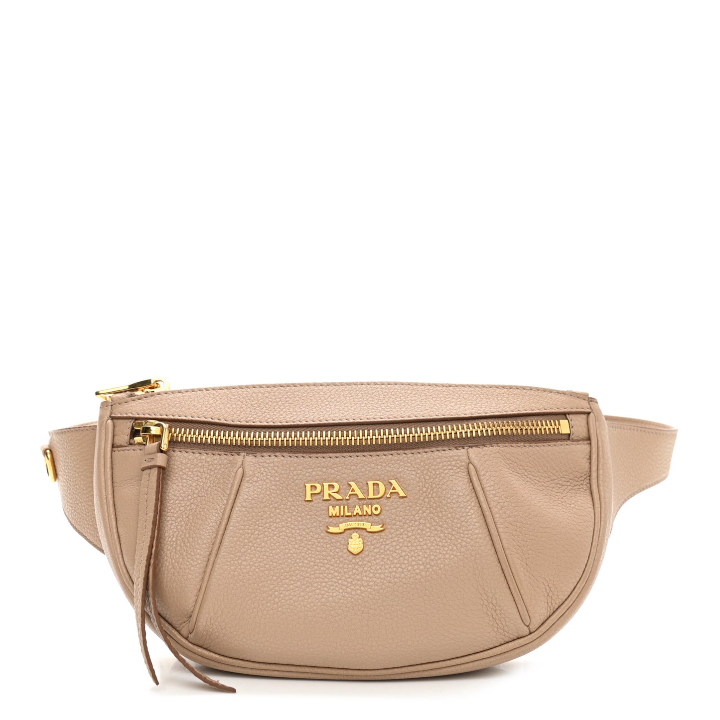 Vitello Daino Small Belt Bag Cammeo