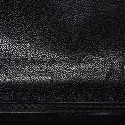 Chanel Caviar Quilted Jumbo Single Flap Black 15 of 17
