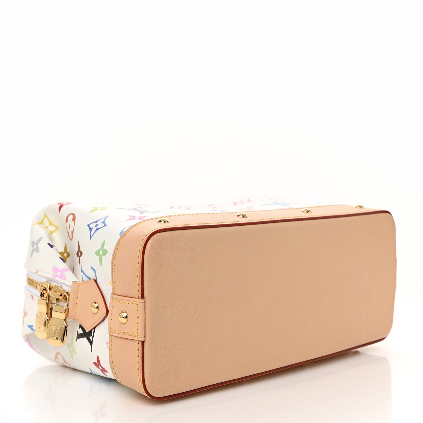 LV x TM Monogram Multicolor Cosmetic Pouch GM White