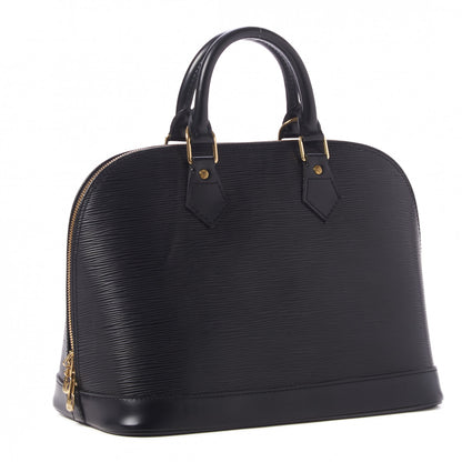 Louis Vuitton Epi Alma PM Black 3 of 9
