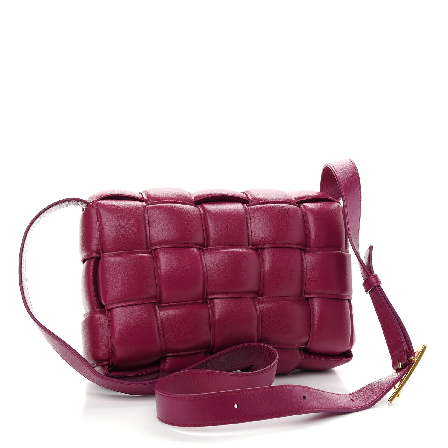 Bottega Veneta Nappa Maxi Intreccio Padded Cassette Crossbody Bag Cinnabar 3 of 9