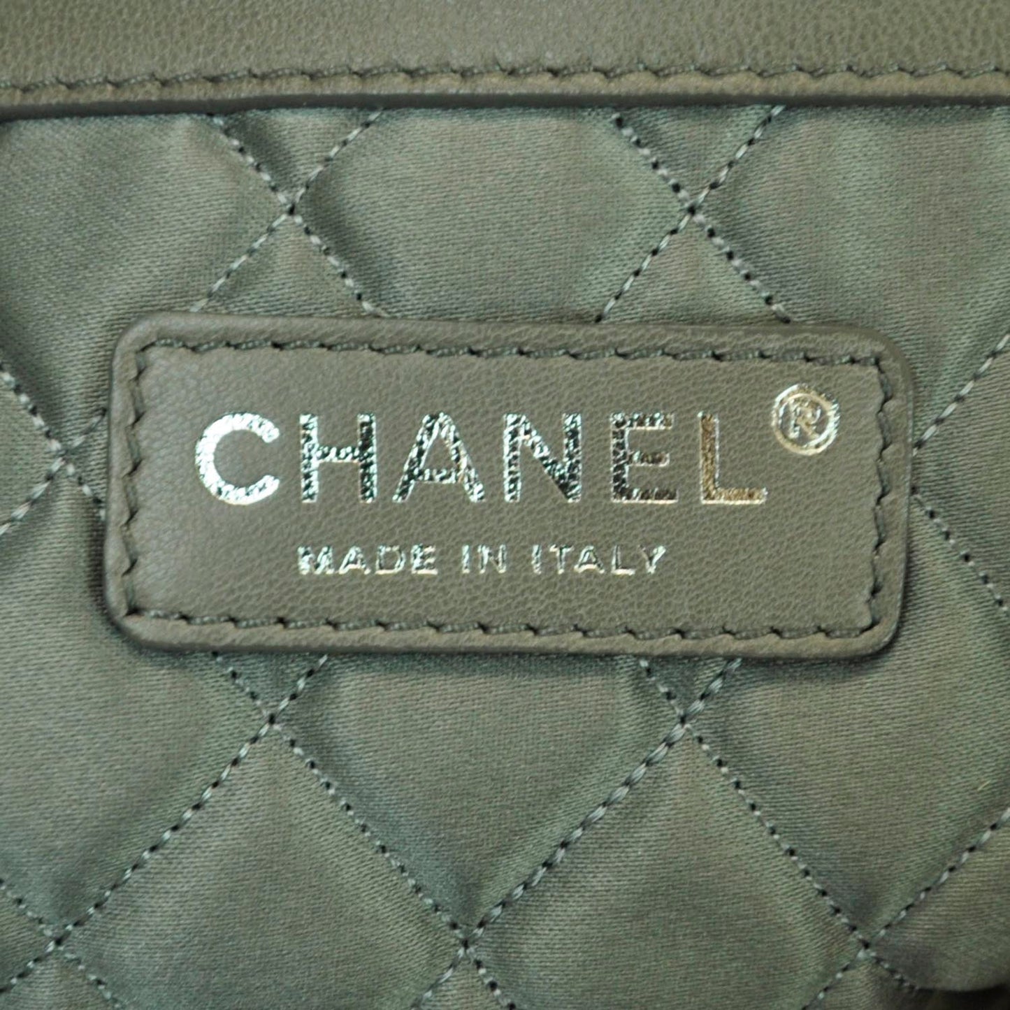 Distressed Leather Le Marais Ligne Large Tote Gold