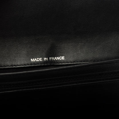 Chanel Caviar Sevruga CC Large Gusset Flap Wallet Black 7 of 9