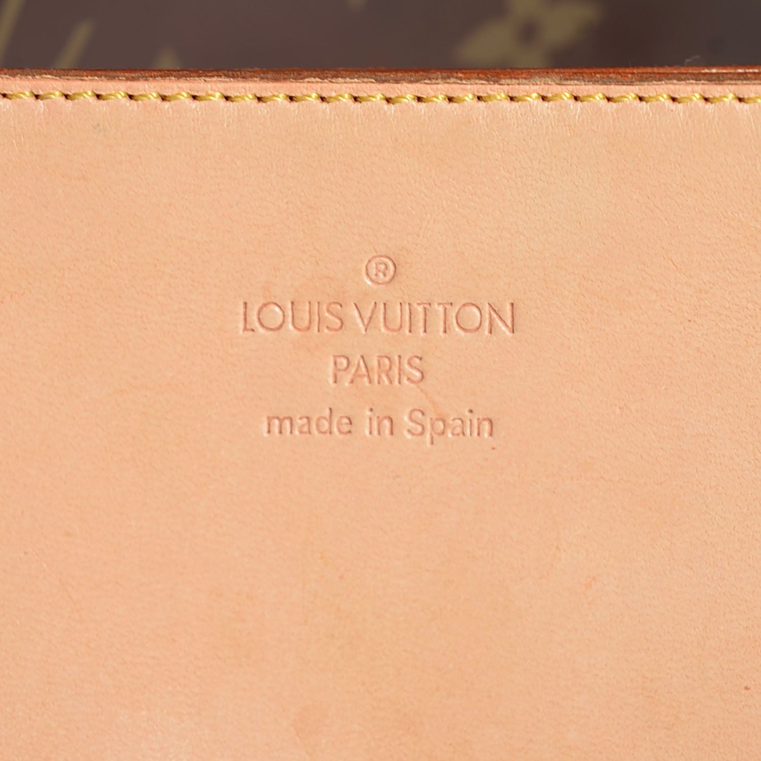 Louis Vuitton Vinyl Cabas Sac Ambre MM 9 of 11